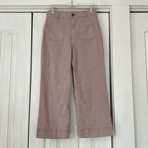 Old Navy high rise wide leg crop chino pants